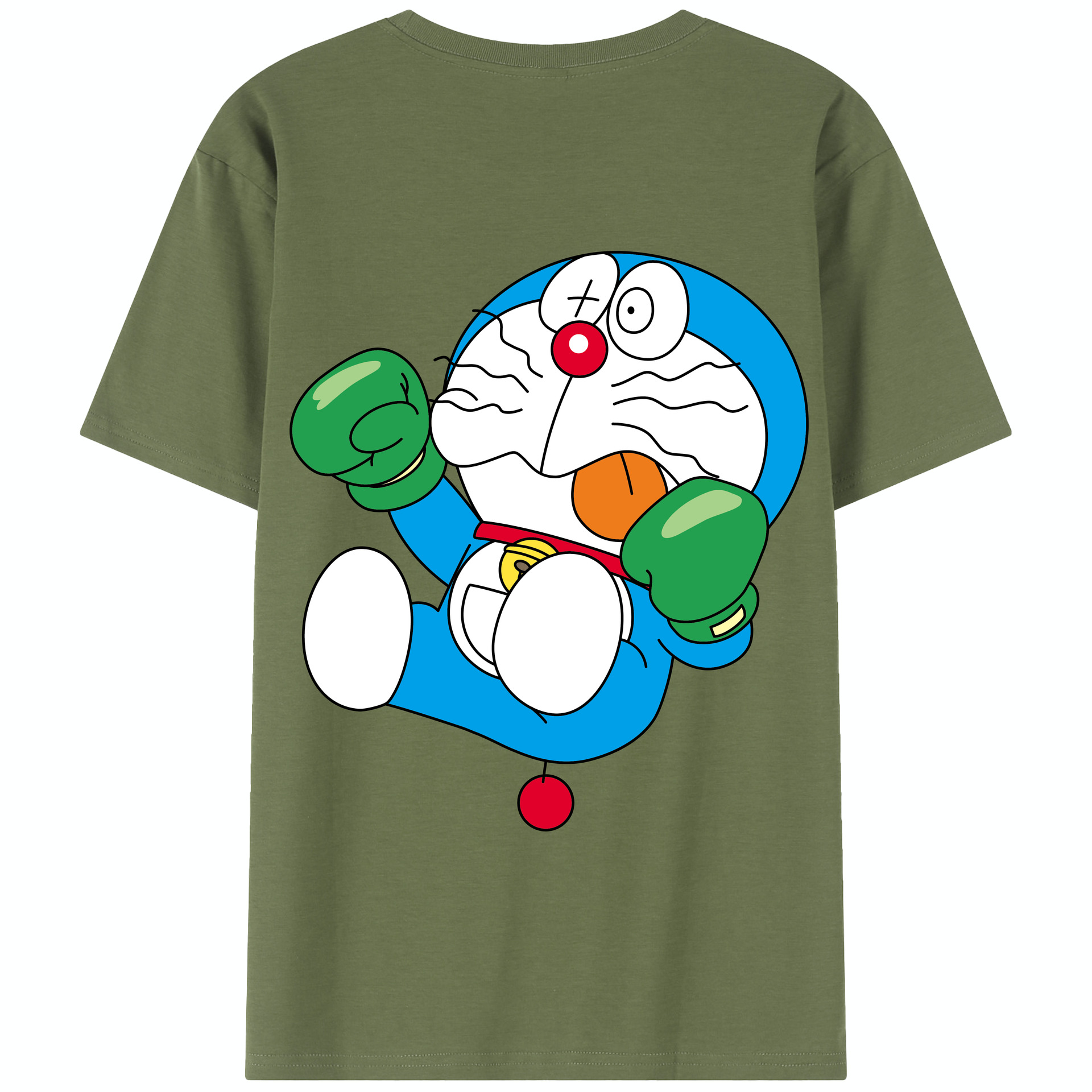 （画像用） ドラえもん Doraemon 綿100％半袖Tシャツ（背面プリント）